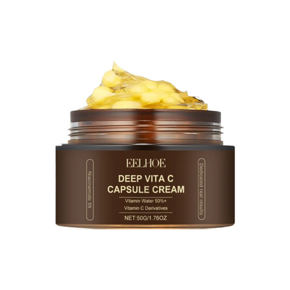 Crema  facial en capsula con vitamina C