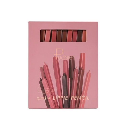 Set de 12 Delineadores de Labios pudaier