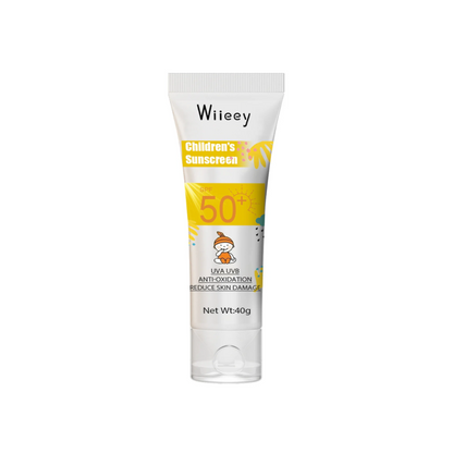 Protector Solar infantil Wiieey con Extractos de Plantas Naturales,  SPF50+