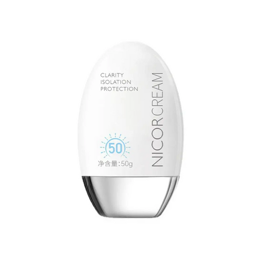 Crema solar 50 SPF protección solar ligera y eficaz.