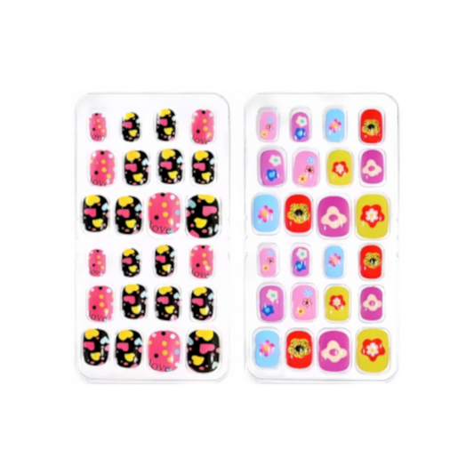 Set de uñas postizas florales