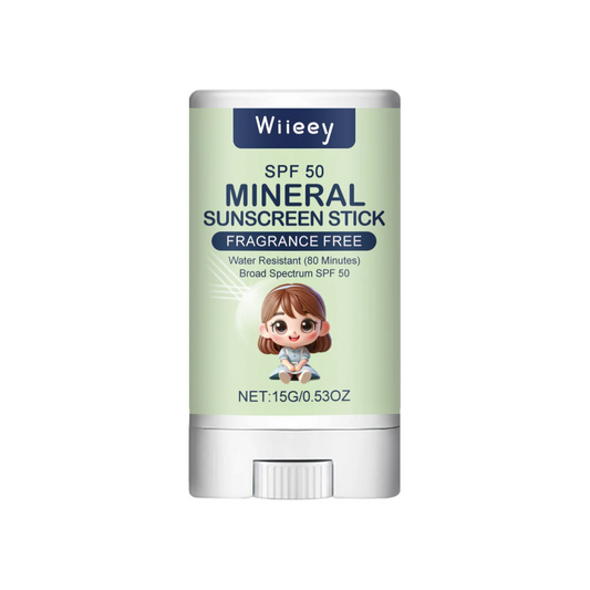 WIIEEY Protector solar en barra FPS50+ resistente  al agua por 80 minutos.