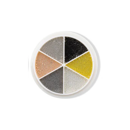 Perlas de caviar de acero para uñas