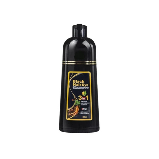 HAIRDEYChampún para conservar teñido de negro en el cabello.