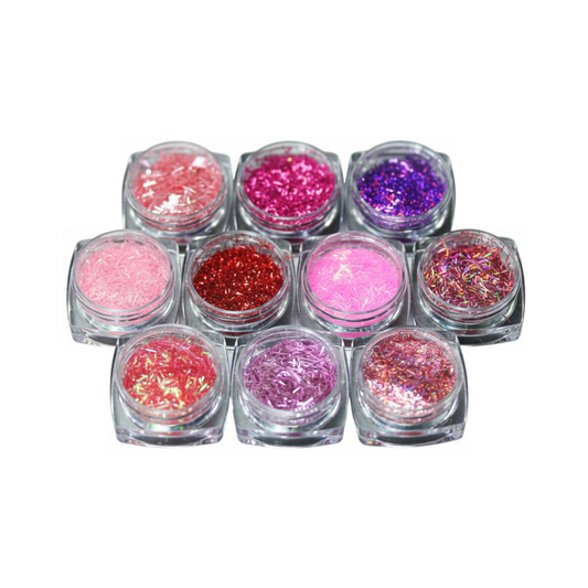 glitter para decoracion de  uñas aqsfml